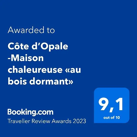 Cote D'opale -maison Chaleureuse «au Bois Dormant» 펜션 Wadenthun
